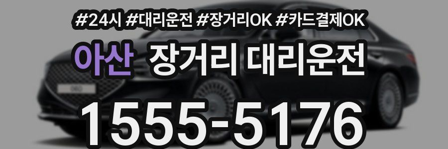 아산 장거리 대리운전