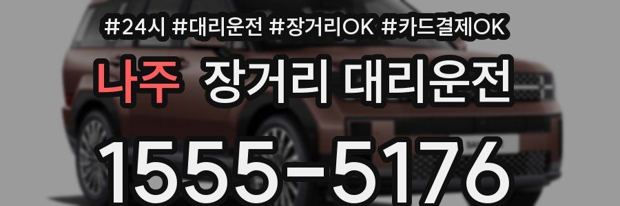 나주 장거리 대리운전