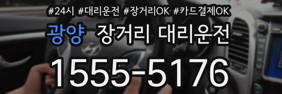 광양 장거리 대리운전