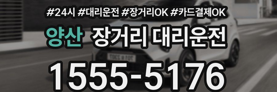 양산 장거리 대리운전
