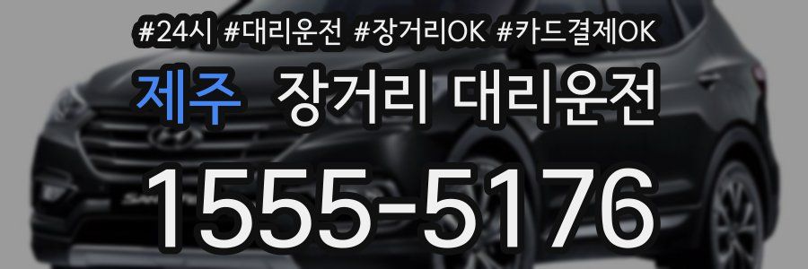 제주 장거리 대리운전