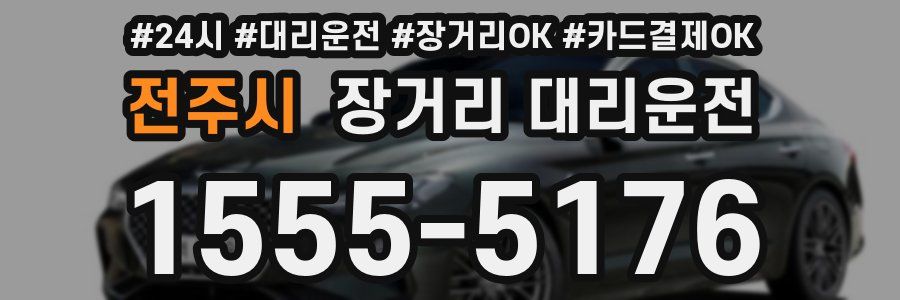 전주시 장거리 대리운전