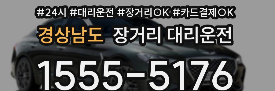 경상남도 장거리 대리운전