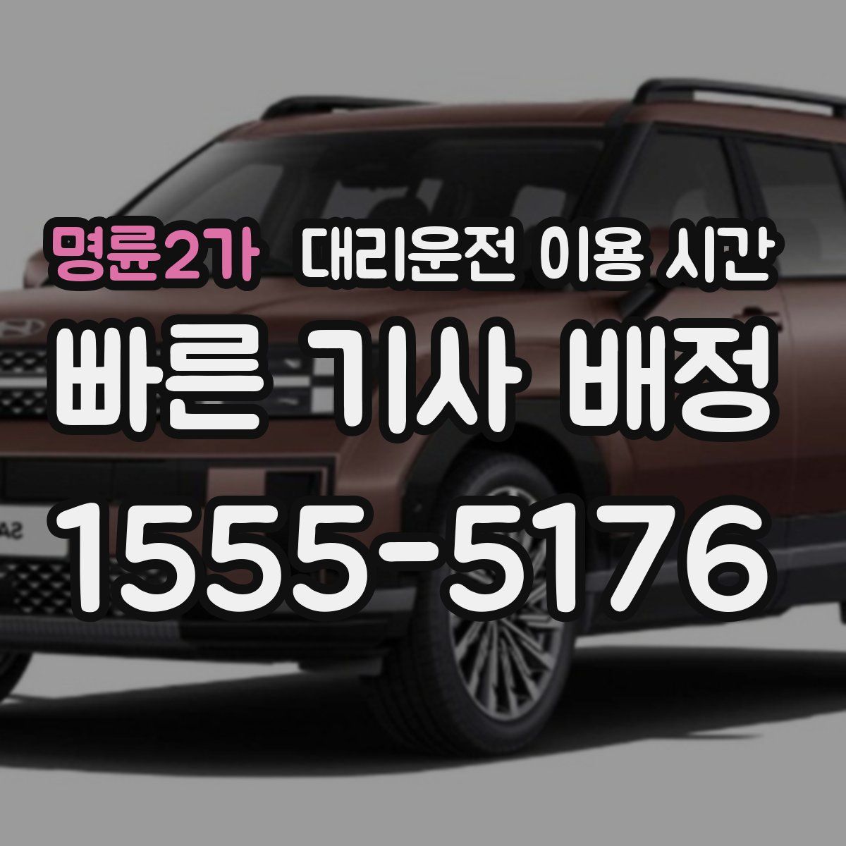 명륜2가 대리운전 이용 시간