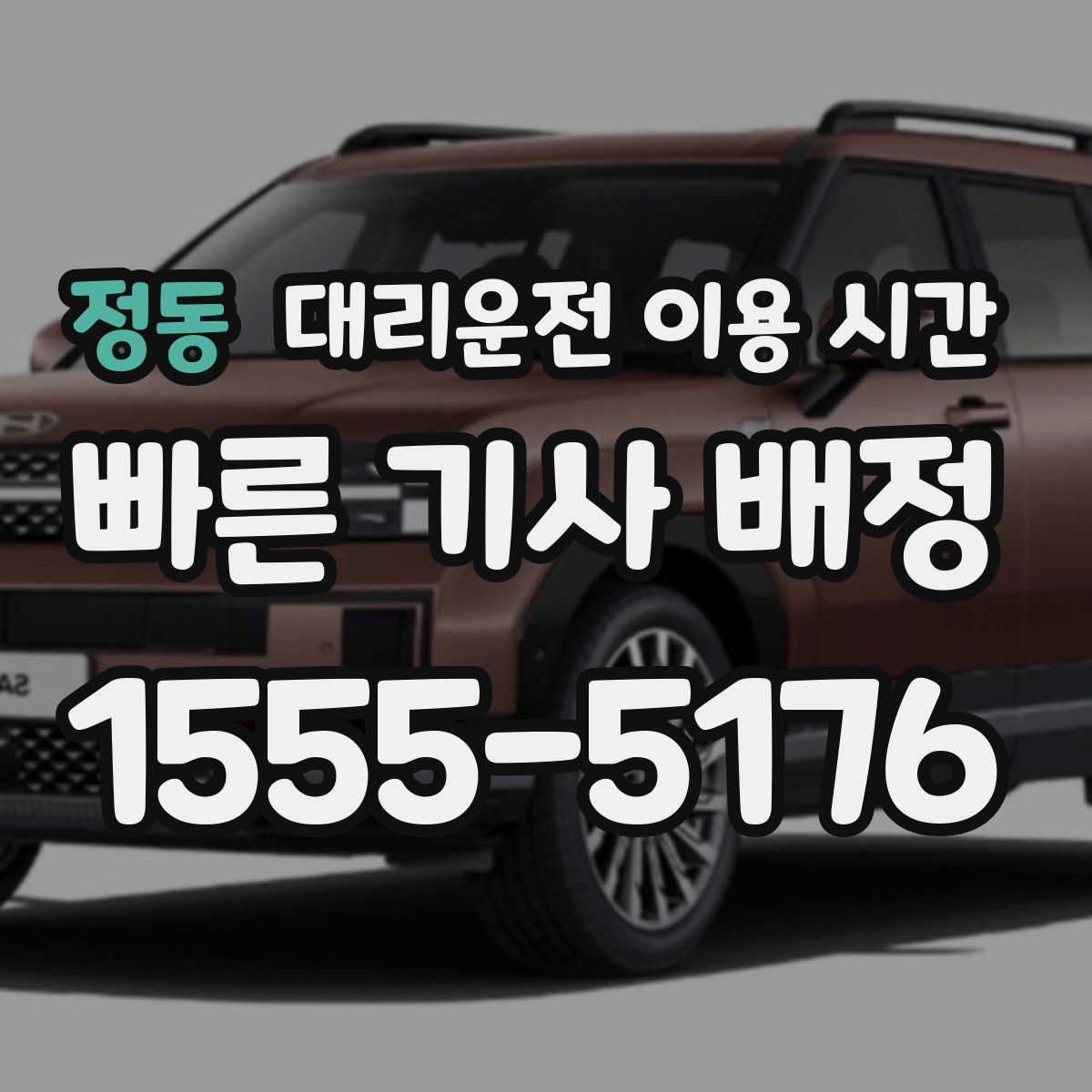 정동 대리운전 이용 시간