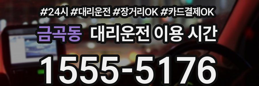 금곡동 대리운전 이용 시간