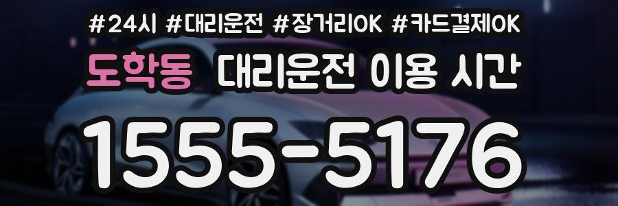 도학동 대리운전 이용 시간