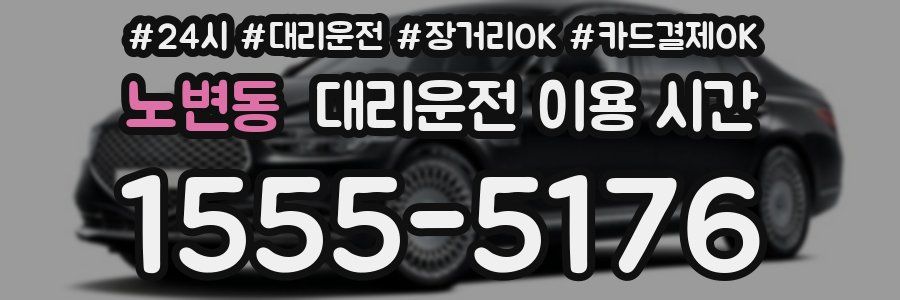 노변동 대리운전 이용 시간