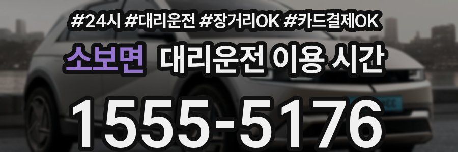 소보면 대리운전 이용 시간