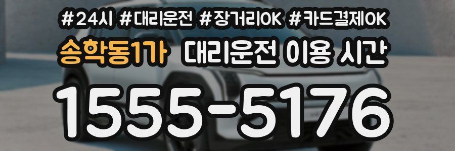 송학동1가 대리운전 이용 시간