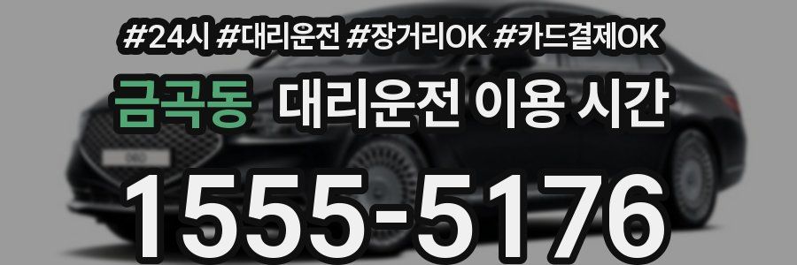 금곡동 대리운전 이용 시간