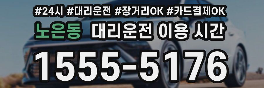 노은동 대리운전 이용 시간