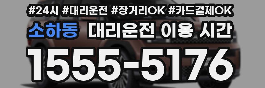 소하동 대리운전 이용 시간
