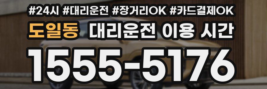 도일동 대리운전 이용 시간