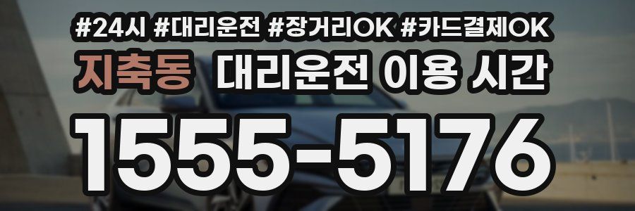 지축동 대리운전 이용 시간
