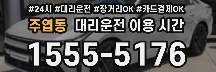 주엽동 대리운전 이용 시간