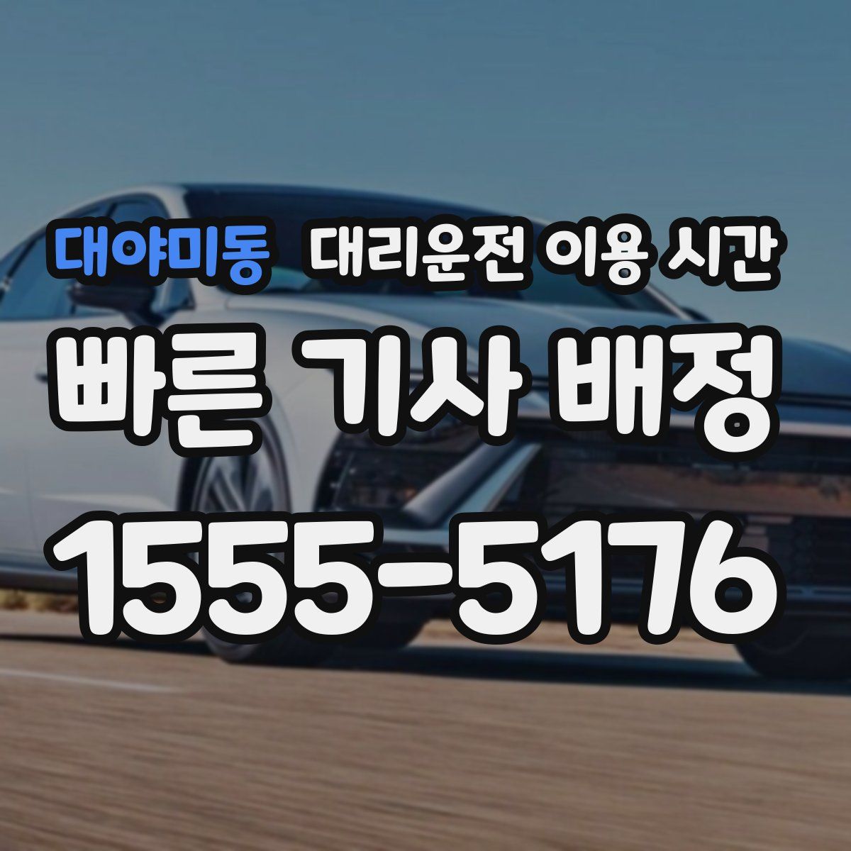 대야미동 대리운전 이용 시간