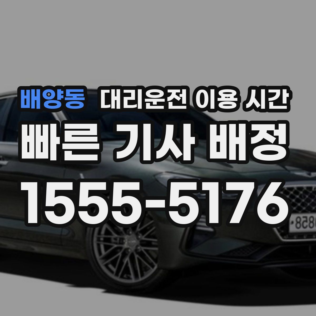 배양동 대리운전 이용 시간