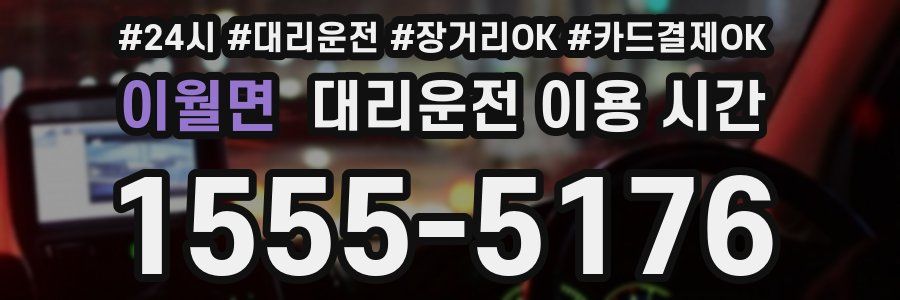 이월면 대리운전 이용 시간
