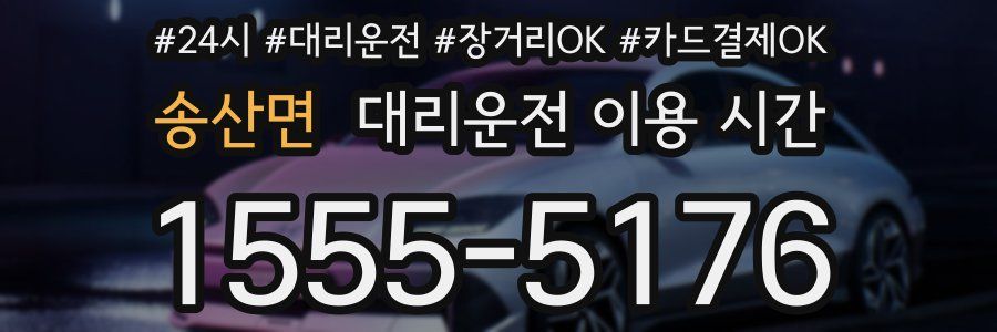 송산면 대리운전 이용 시간