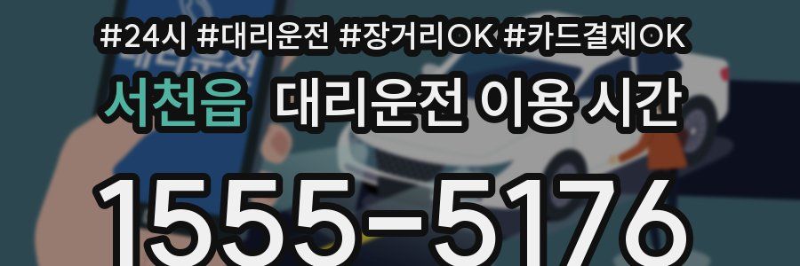 서천읍 대리운전 이용 시간