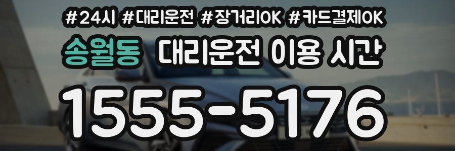 송월동 대리운전 이용 시간