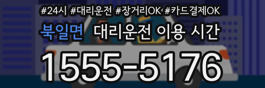 북일면 대리운전 이용 시간