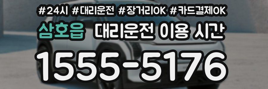 삼호읍 대리운전 이용 시간