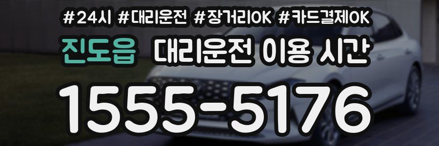 진도읍 대리운전 이용 시간
