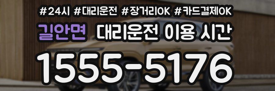 길안면 대리운전 이용 시간