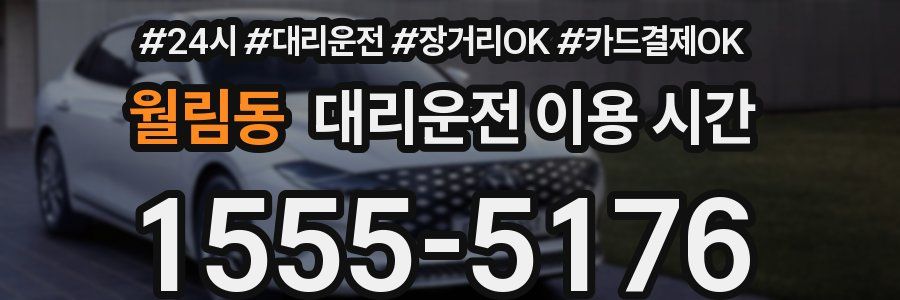 월림동 대리운전 이용 시간