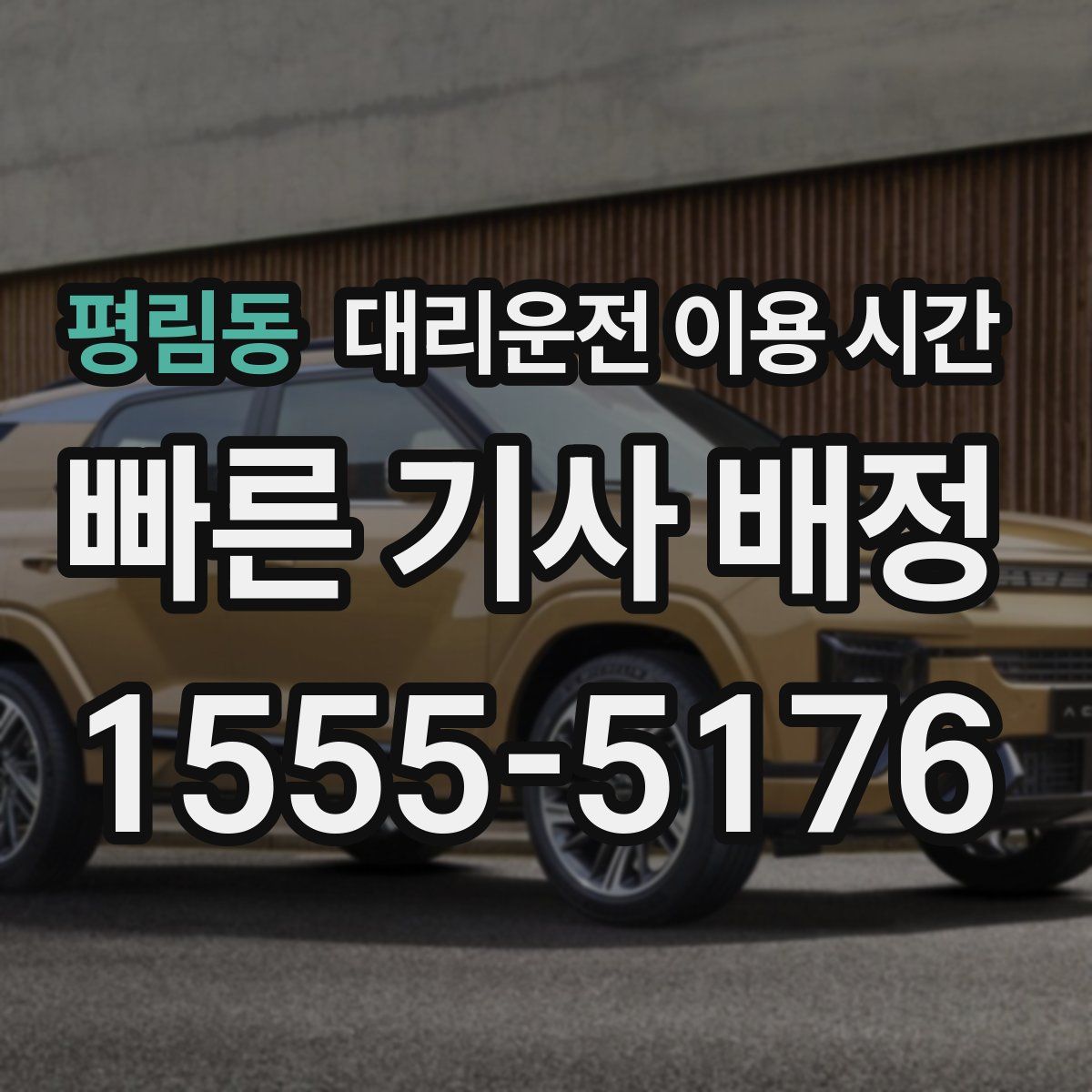 평림동 대리운전 이용 시간