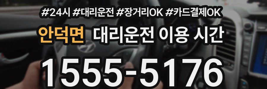 안덕면 대리운전 이용 시간