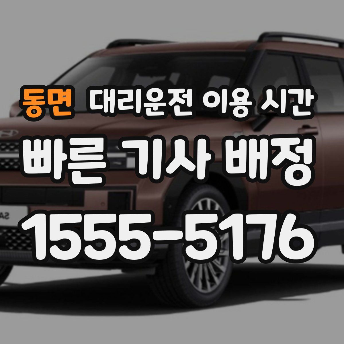 동면 대리운전 이용 시간