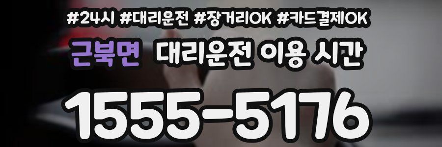 근북면 대리운전 이용 시간