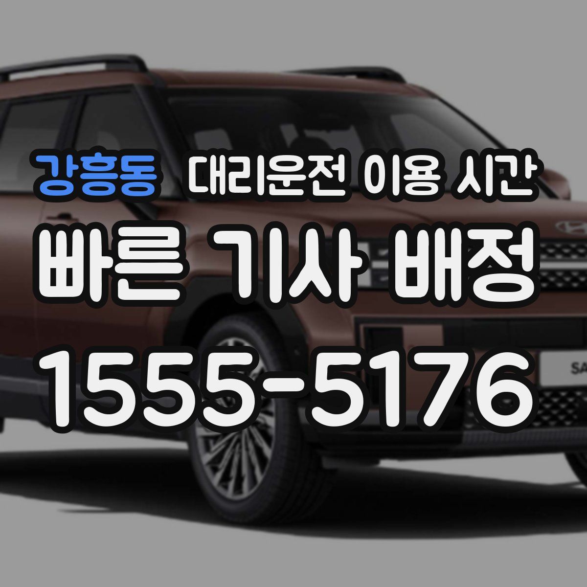 강흥동 대리운전 이용 시간