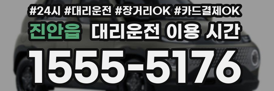 진안읍 대리운전 이용 시간
