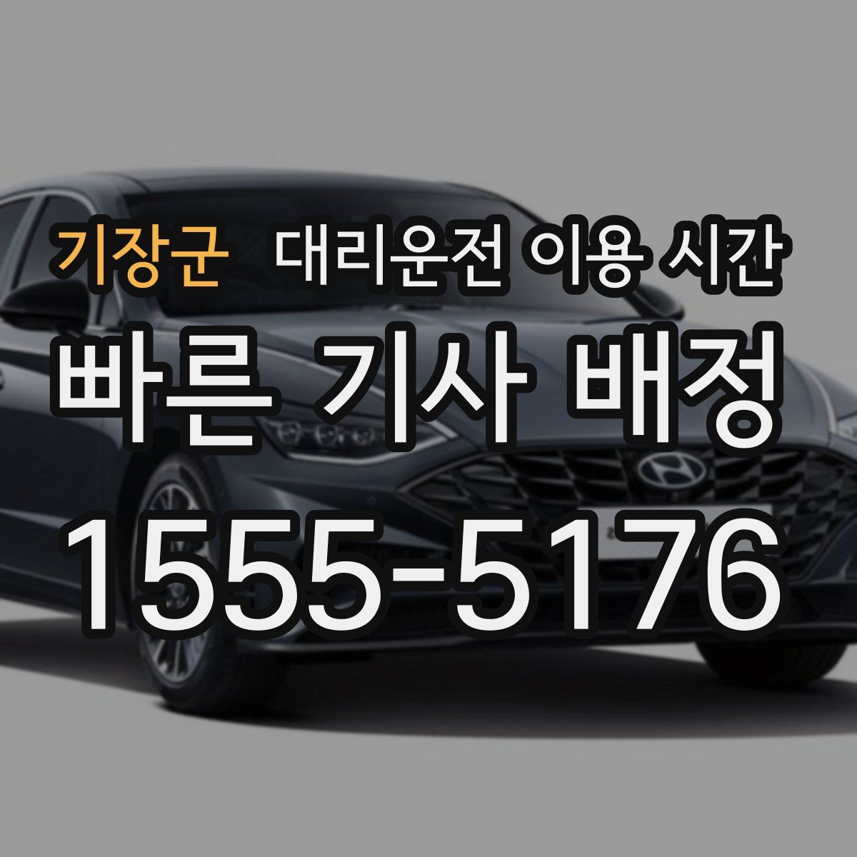 기장군 대리운전 이용 시간