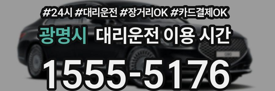 광명시 대리운전 이용 시간