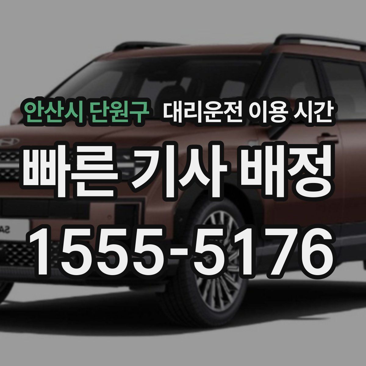 안산시 단원구 대리운전 이용 시간