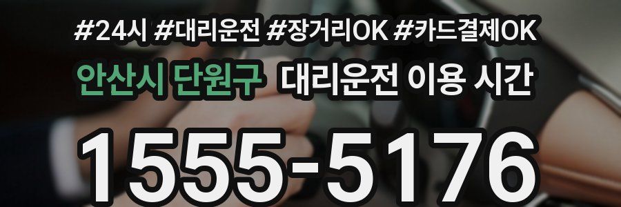 안산시 단원구 대리운전 이용 시간