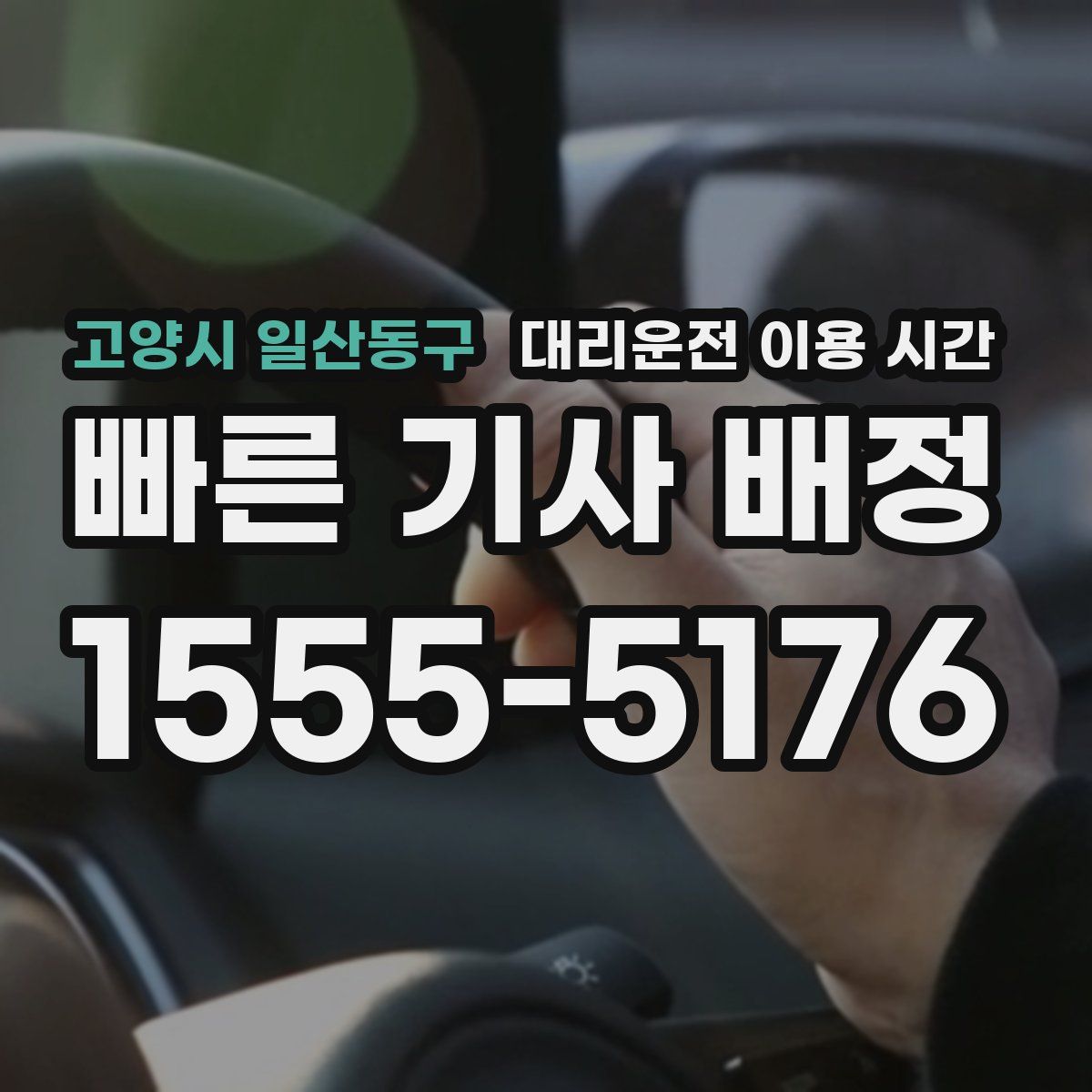 고양시 일산동구 대리운전 이용 시간
