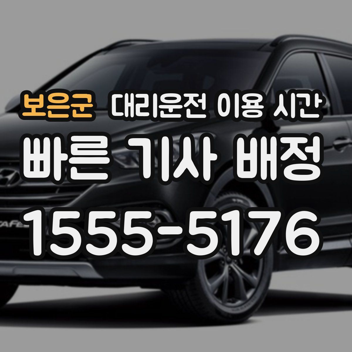 보은군 대리운전 이용 시간