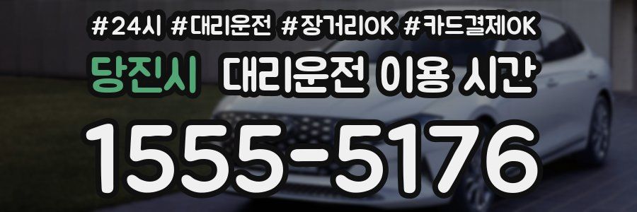 당진시 대리운전 이용 시간