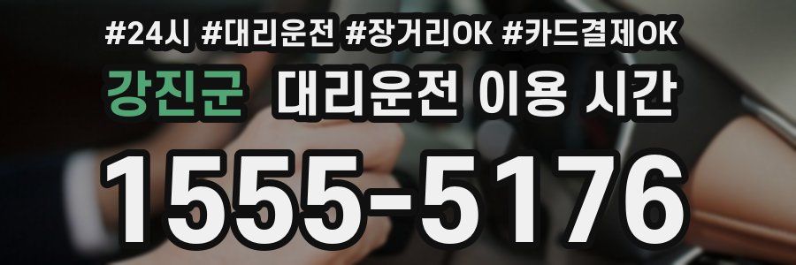 강진군 대리운전 이용 시간