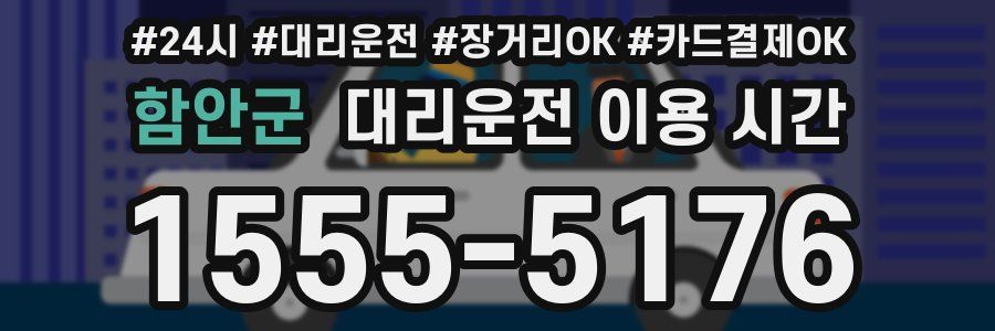 함안군 대리운전 이용 시간