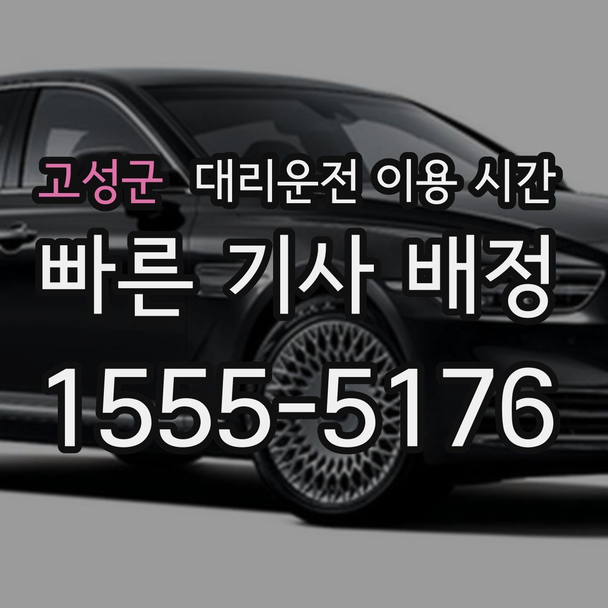 고성군 대리운전 이용 시간
