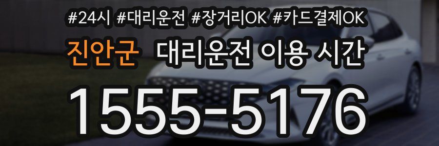 진안군 대리운전 이용 시간