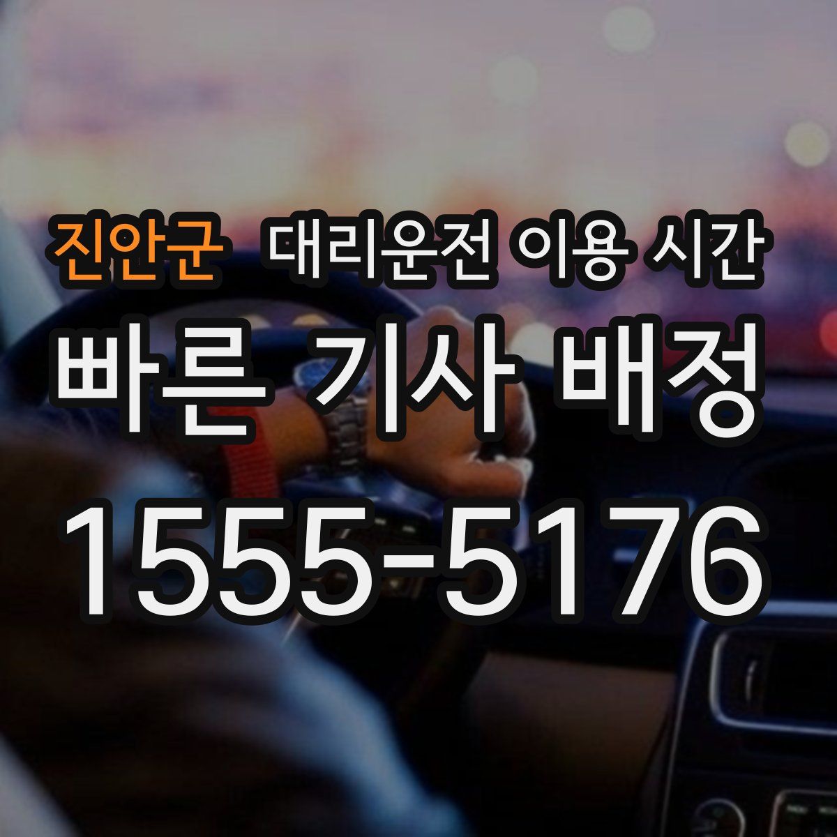 진안군 대리운전 이용 시간
