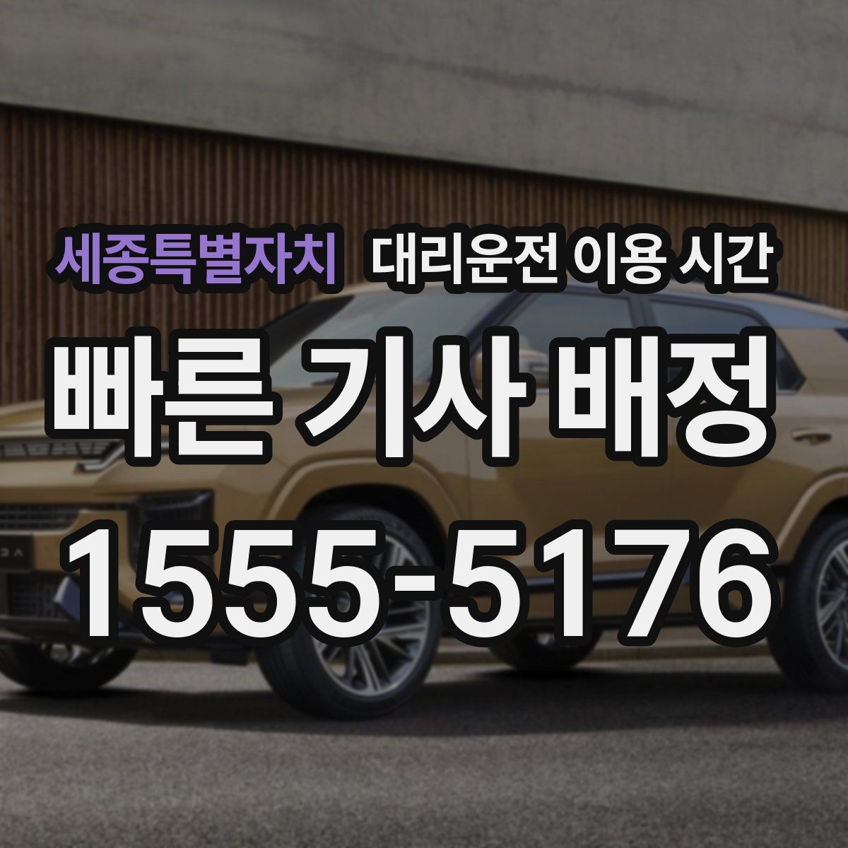 세종특별자치 대리운전 이용 시간